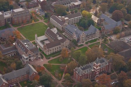 Agnes Scott Arboretum - aerial view