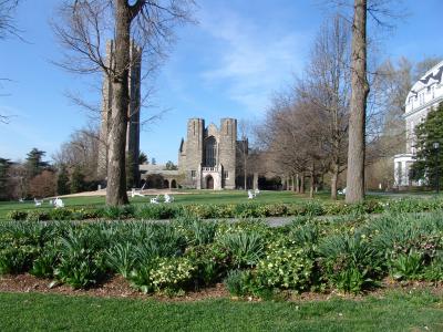 The Scott Arboretum of Swarthmore College grounds in summer