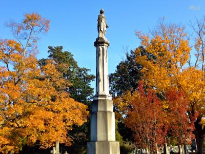 Angel Monument at Oakwood